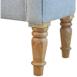 Grey Tweed Bedroom Bench-Modern Furniture Deals