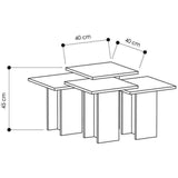 Grid Nest Of Tables-White-Modern Furniture Deals