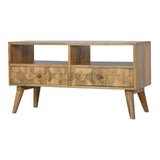 Hand Carved Media Unit-Modern Furniture Deals