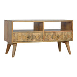 Hand Carved Media Unit-Modern Furniture Deals