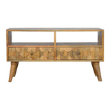 Hand Carved Media Unit-Modern Furniture Deals