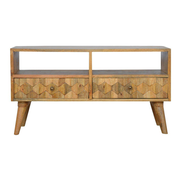 Hand Carved Media Unit-Modern Furniture Deals