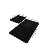 Hawaiian - Black 2 Bath Mat-Bath Mat-[sale]-[design]-[modern]-Modern Furniture Deals