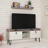 Hills Tv Cabinet-White-Oak-Modern Furniture Deals