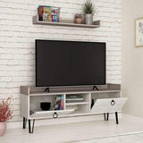 Hills Tv Cabinet-White-Oak-Modern Furniture Deals
