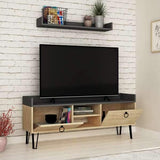 Hills Tv Cabinet-White-Oak-Modern Furniture Deals