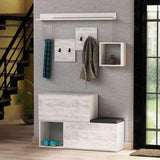 Home Featured Stand-Antique White-Modern Furniture Deals