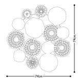 HYPNOSIS Wall Art-Metal Wall Art-[sale]-[design]-[modern]-Modern Furniture Deals