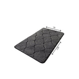 Infinity - Anthracite (70 x 120) Bath Mat-Bath Mat-[sale]-[design]-[modern]-Modern Furniture Deals