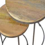 Iron Base Round Stool-Modern Furniture Deals