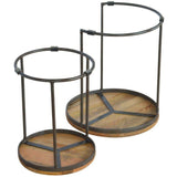 Iron Base Round Stool-Modern Furniture Deals