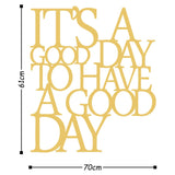 ITS A GOOD - GOLD Wall Art-Metal Wall Art-[sale]-[design]-[modern]-Modern Furniture Deals