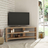 Khorn Corner Tv Stand-White-Modern Furniture Deals