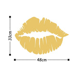 KISS METAL DECOR - GOLD Wall Art-Metal Wall Art-[sale]-[design]-[modern]-Modern Furniture Deals