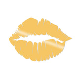 KISS METAL DECOR - GOLD Wall Art-Metal Wall Art-[sale]-[design]-[modern]-Modern Furniture Deals