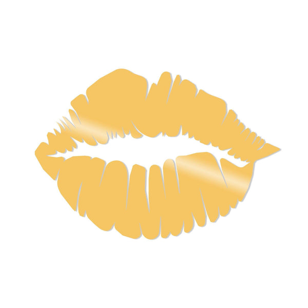 KISS METAL DECOR - GOLD Wall Art-Metal Wall Art-[sale]-[design]-[modern]-Modern Furniture Deals