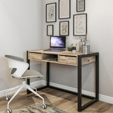 Stratford rustic 2 drawer desk discount