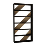 Lay Bookcase Set-Mocha-Mustard-Modern Furniture Deals