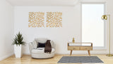 Curved Oak Media Unit
