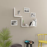LINDA Set of 3 Shelves L Shaped