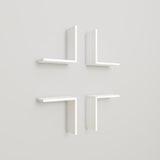 Linda Set of 4 Shelves L Shaped