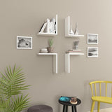 Linda Set of 4 Shelves L Shaped