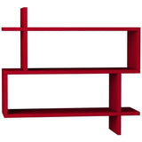 Lingo Shelf-Burgundy-Modern Furniture Deals