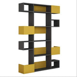 Loco Bookcase-Grey-Mustard-Modern Furniture Deals