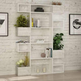 Loco Bookcase-Grey-Mustard-Modern Furniture Deals