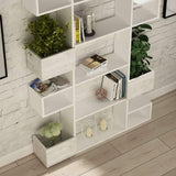 Loco Bookcase-Grey-Mustard-Modern Furniture Deals