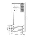 LOTI Hall Stand-Hall Stand-[sale]-[design]-[modern]-Modern Furniture Deals