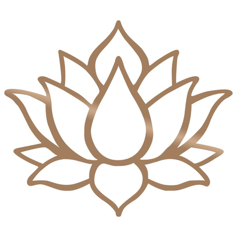 LOTUS FLOWER 1 - COPPER Wall Art-Metal Wall Art-[sale]-[design]-[modern]-Modern Furniture Deals