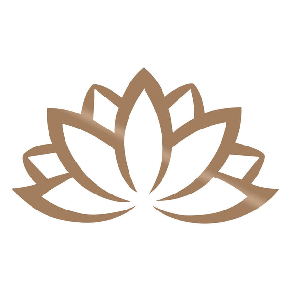 LOTUS FLOWER 2 - COPPER Wall Art-Metal Wall Art-[sale]-[design]-[modern]-Modern Furniture Deals