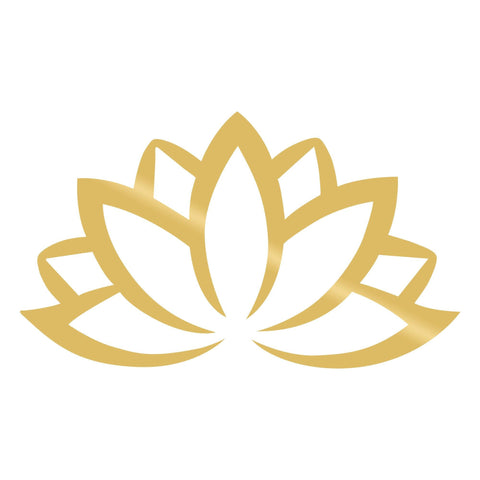 LOTUS FLOWER 2 - GOLD Wall Art-Metal Wall Art-[sale]-[design]-[modern]-Modern Furniture Deals