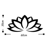 LOTUS FLOWER 2 Wall Art-Metal Wall Art-[sale]-[design]-[modern]-Modern Furniture Deals