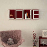 Love Bookshelf-Grey-Mocha-Modern Furniture Deals