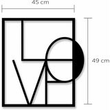 Love Metal Wall Art-Modern Furniture Deals