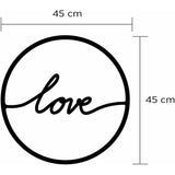 Love Metal Wall Art-Modern Furniture Deals