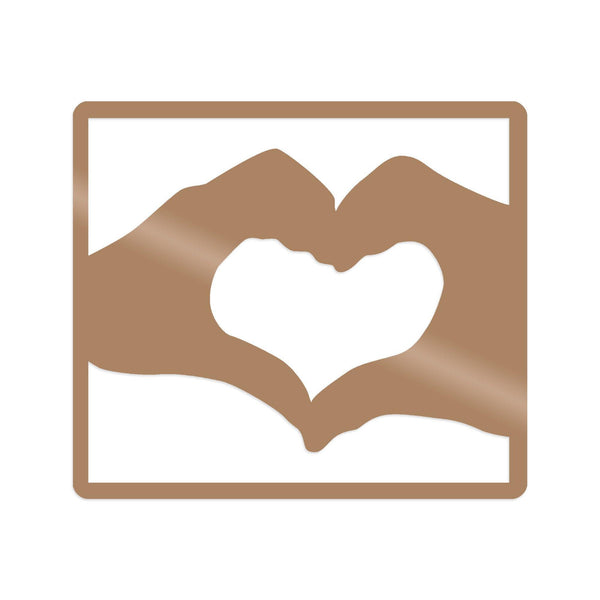 LOVE2 - COPPER Wall Art-Metal Wall Art-[sale]-[design]-[modern]-Modern Furniture Deals