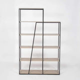 Lowry Bookcase-L.Mocha-Modern Furniture Deals
