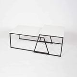 Lowry Nesting Coffee Tables-White-Modern Furniture Deals