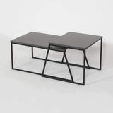Lowry Nesting Coffee Tables-White-Modern Furniture Deals