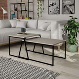 Lowry Nesting Coffee Tables-White-Modern Furniture Deals