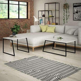 Lowry Nesting Coffee Tables-White-Modern Furniture Deals