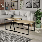 Lowry Nesting Coffee Tables-White-Modern Furniture Deals