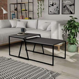 Lowry Nesting Coffee Tables-White-Modern Furniture Deals