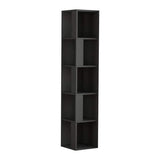Lucky Corner Bookcase-A.Grey-Modern Furniture Deals