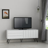 MARI Tv Stand - White - White-FURNITURE>TV STANDS>TV UNIT-[sale]-[design]-[modern]-Modern Furniture Deals