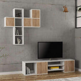 Maxy Tv Stand-Grey-Oak-Modern Furniture Deals