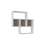 May Shelf-White-Mocha-Modern Furniture Deals